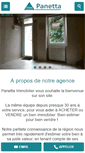 Mobile Screenshot of panetta-immobilier.fr