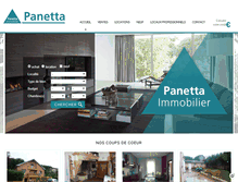 Tablet Screenshot of panetta-immobilier.fr